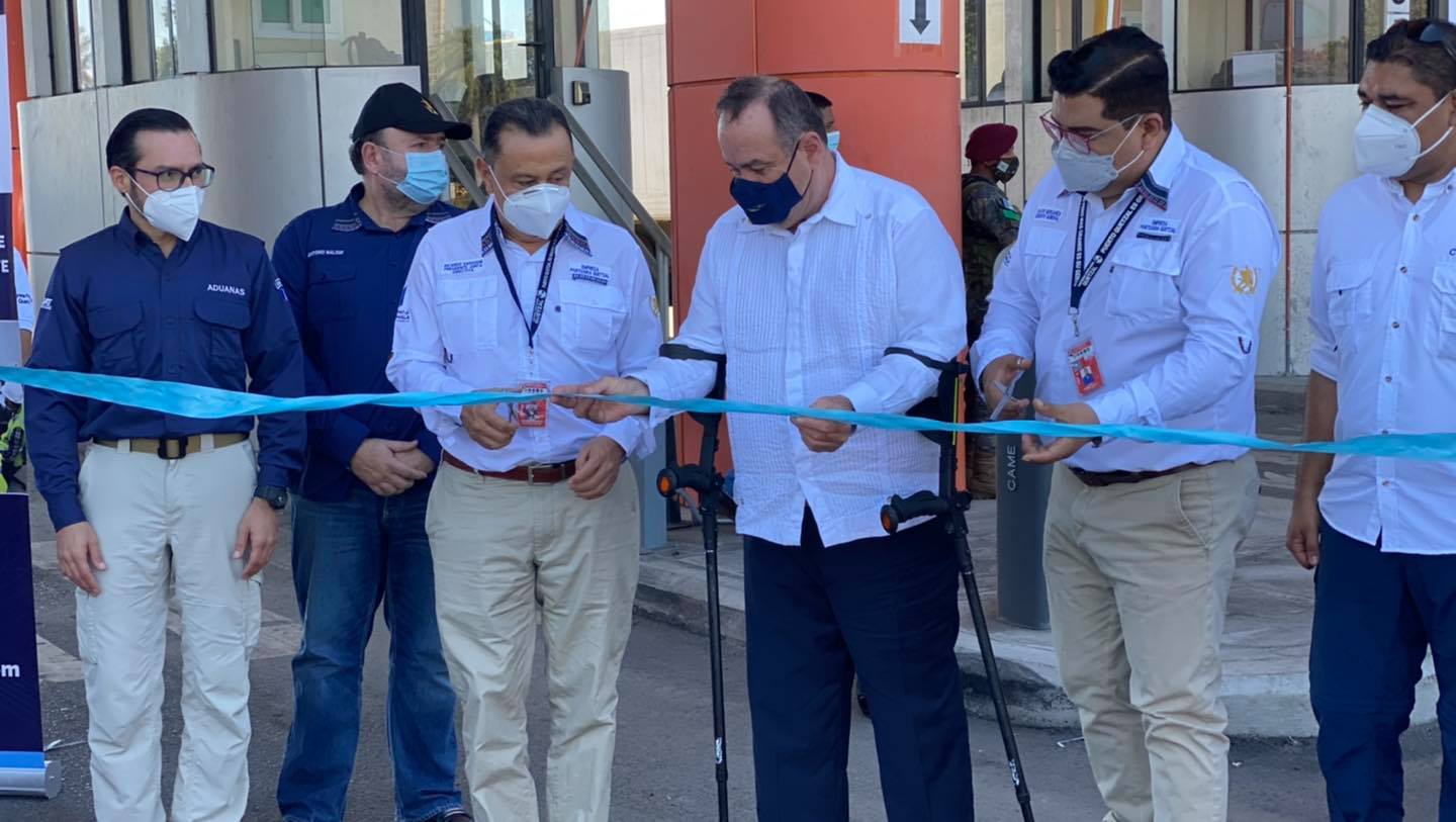 Empresa Portuaria Quetzal inaugura Garitas de acceso y Sistema de revisión no intrusiva mediante equipo de rayos X