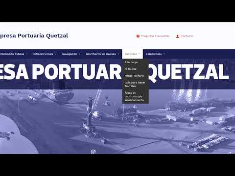 EMPRESA PORTUARIA QUETZAL – NUEVA PÁGINA WEB